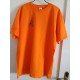 T-Shirt mit Stickmotiv "Nymphensittich" - Gr. L, Farbe : orange